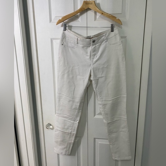 White high waisted skinny jeans - Picture 1 of 3
